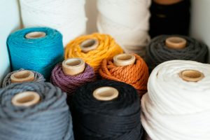 Craft Materials For A Macrame Project